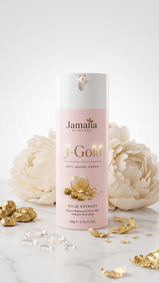 J-Gold Anti-Aging Cream | Gold Extract Youthful Radiance Formula - Jamalia Skincare