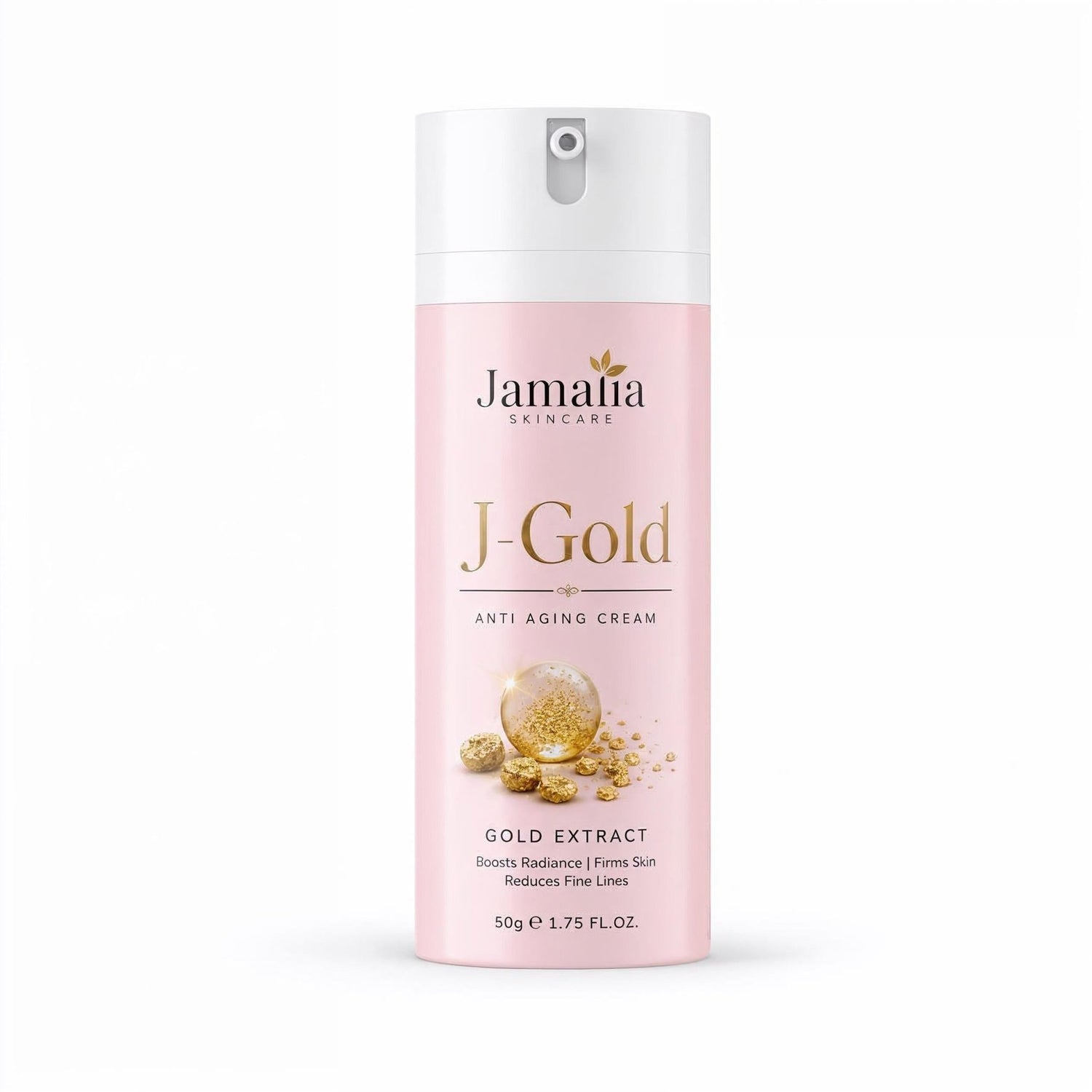 J-Gold Anti-Aging Cream | Gold Extract Youthful Radiance Formula - Jamalia Skincare