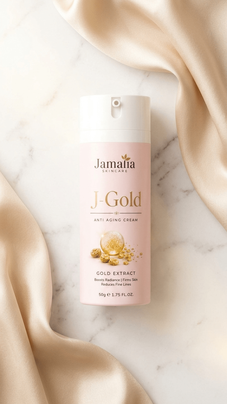 J-Gold Anti-Aging Cream | Gold Extract Youthful Radiance Formula - Jamalia Skincare