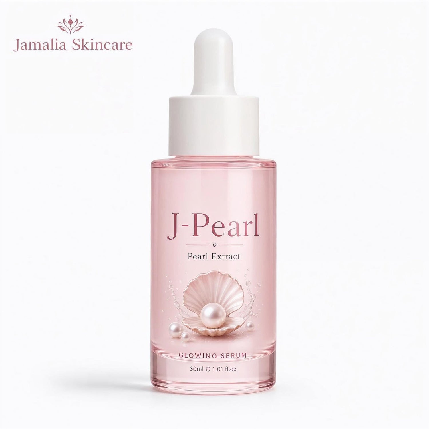 J-Pearl Glowing Serum | Pearl Extract Brightening & Radiance Boost - Jamalia Skincare