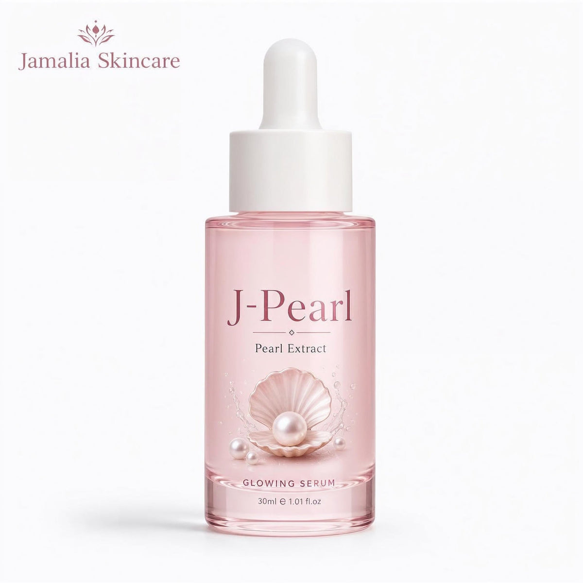 J-Pearl Glowing Serum | Pearl Extract Brightening & Radiance Boost - Jamalia Skincare