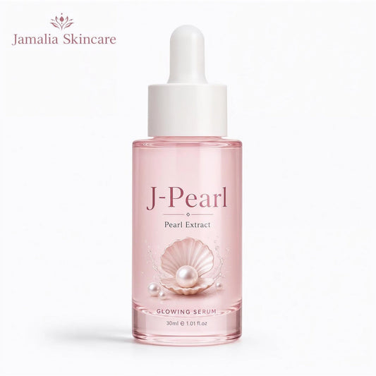 J-Pearl Glowing Serum | Pearl Extract Brightening & Radiance Boost - Jamalia Skincare